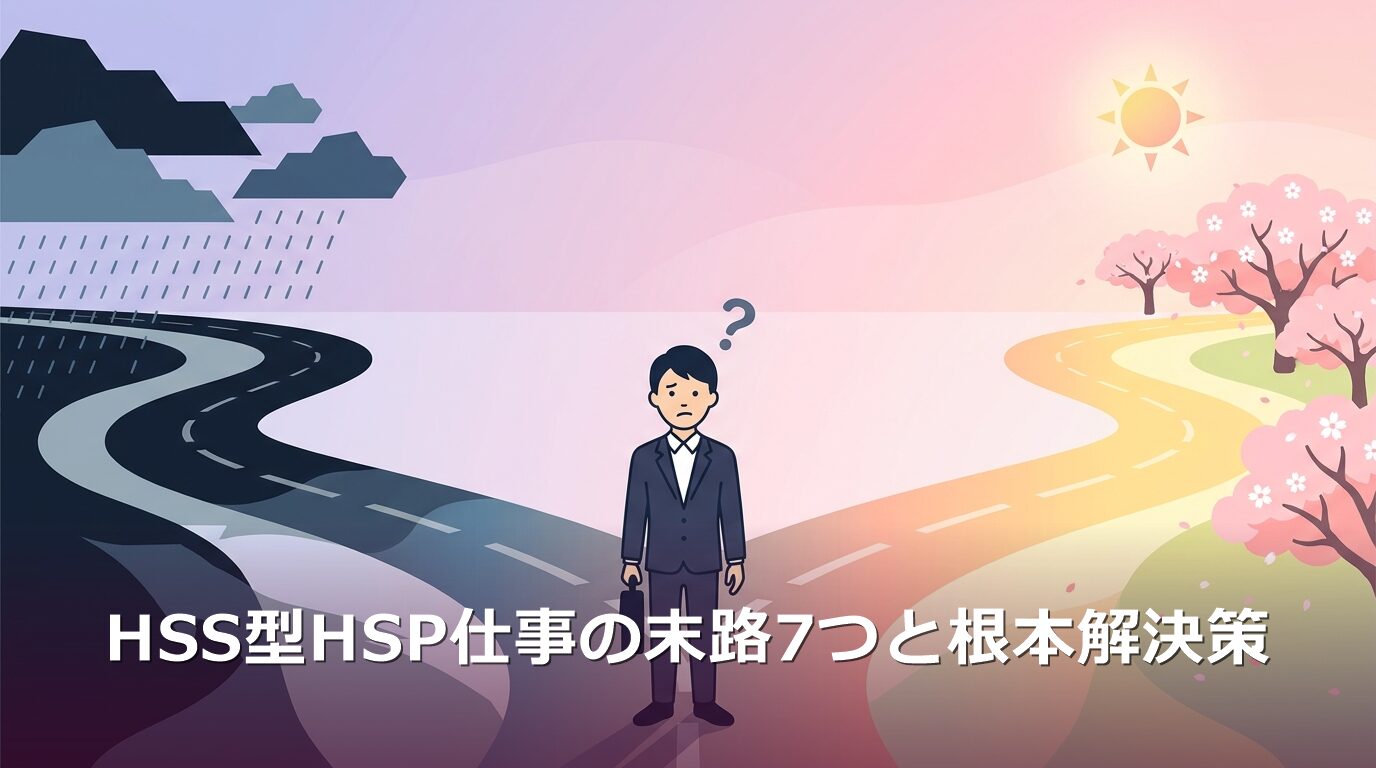 HSS型HSP仕事の末路と根本解決策のアイキャッチ画像