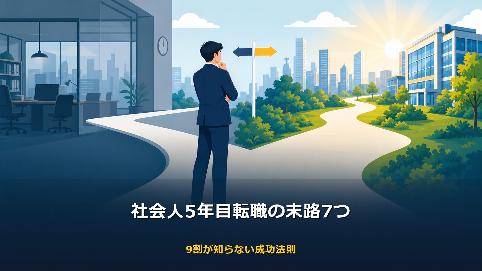 社会人5年目転職の末路7つ【9割が知らない成功法則】
