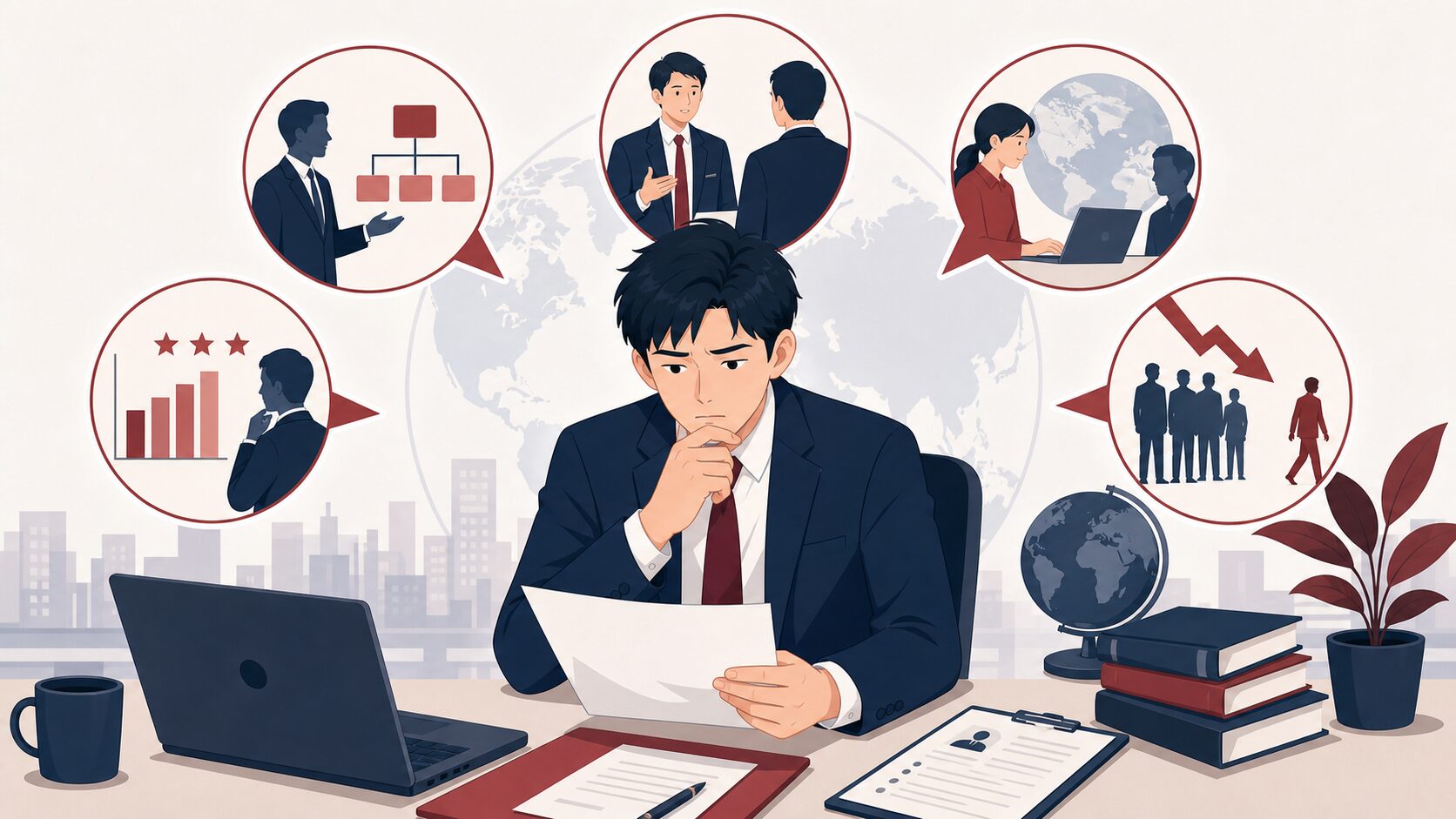 入社前に確認すべき5つのポイントの図解