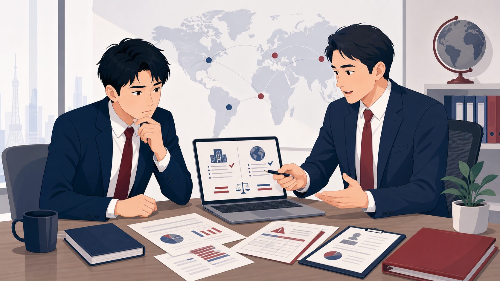 転職エージェントを活用する場面の図解
