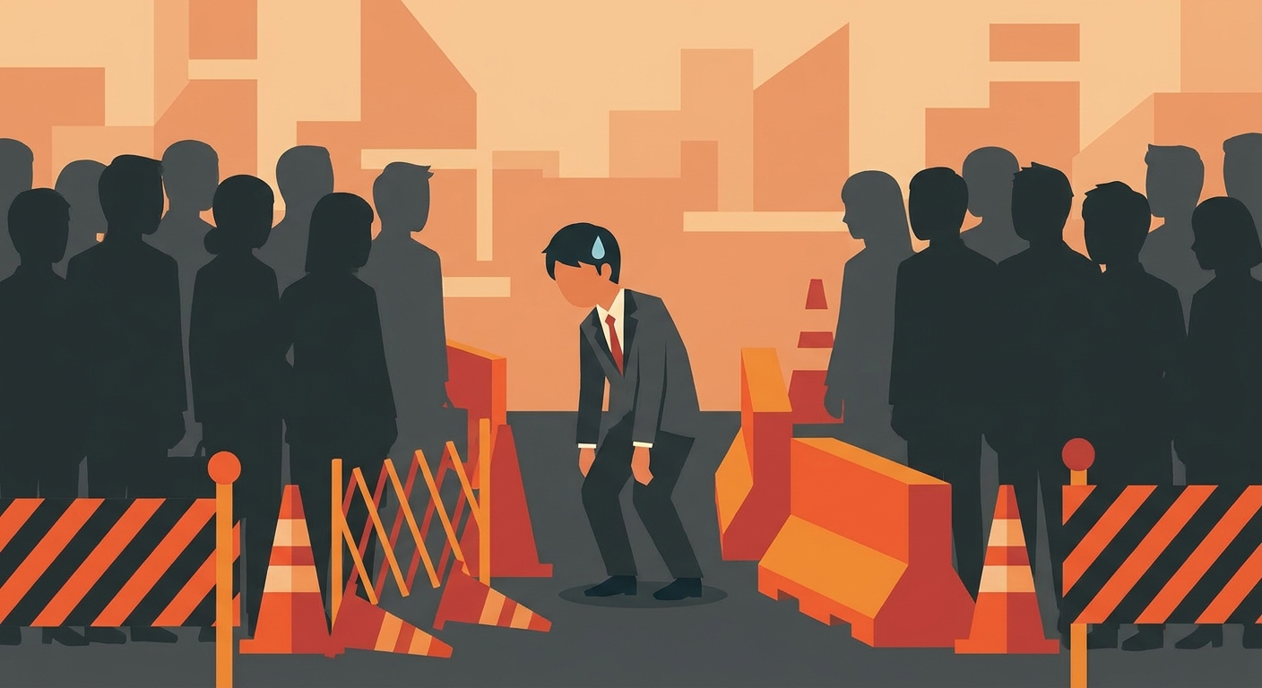 社内転職のデメリット3つを示すイラスト