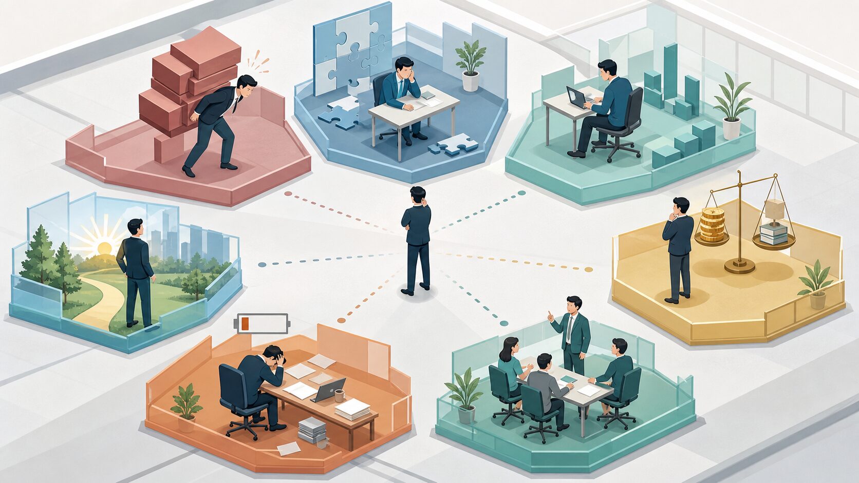 社会人9年目転職で起こりやすい7つの末路の図解