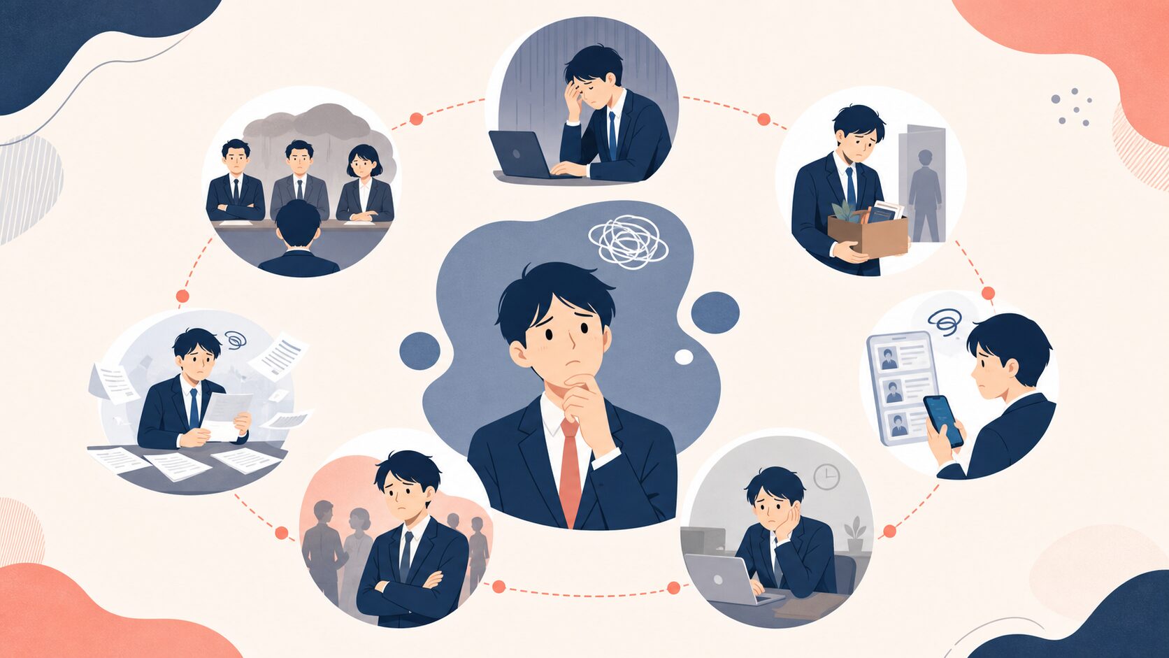 転職で強みが言えないまま進めた末路7つの図解