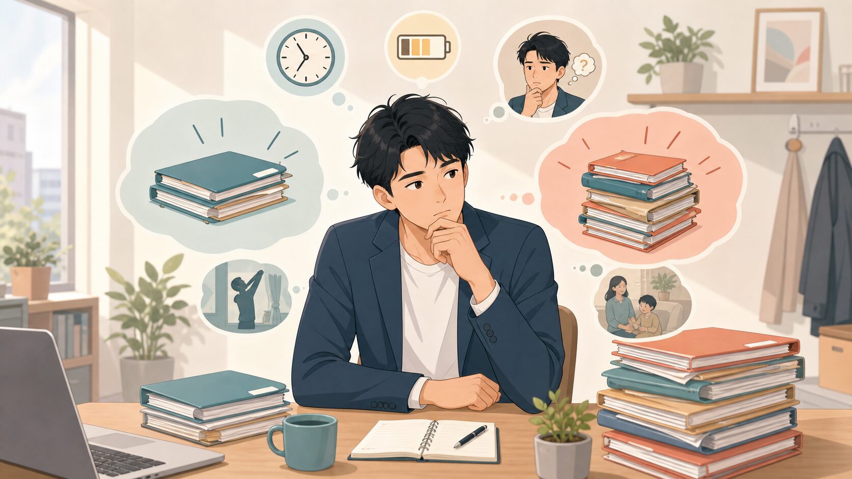転職で何社受けるかに迷う理由の図解