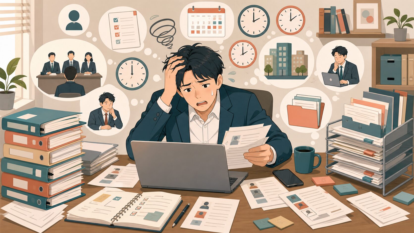 受けすぎて失敗する人の特徴の図解