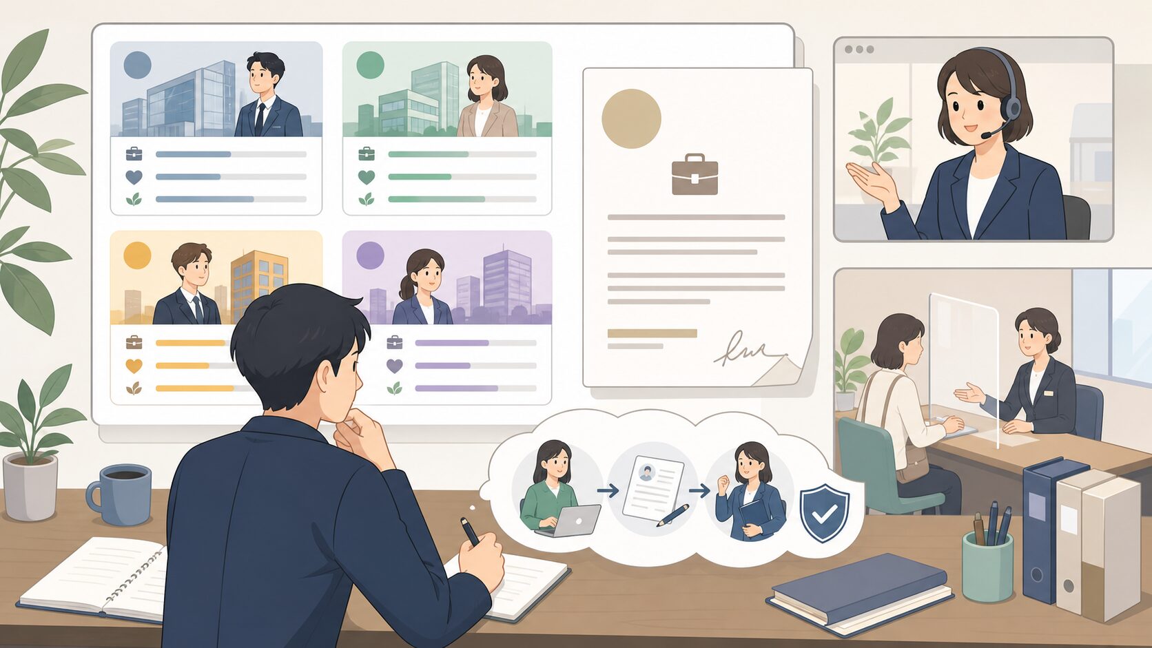 他社比較と再準備で条件ミスを減らす図解
