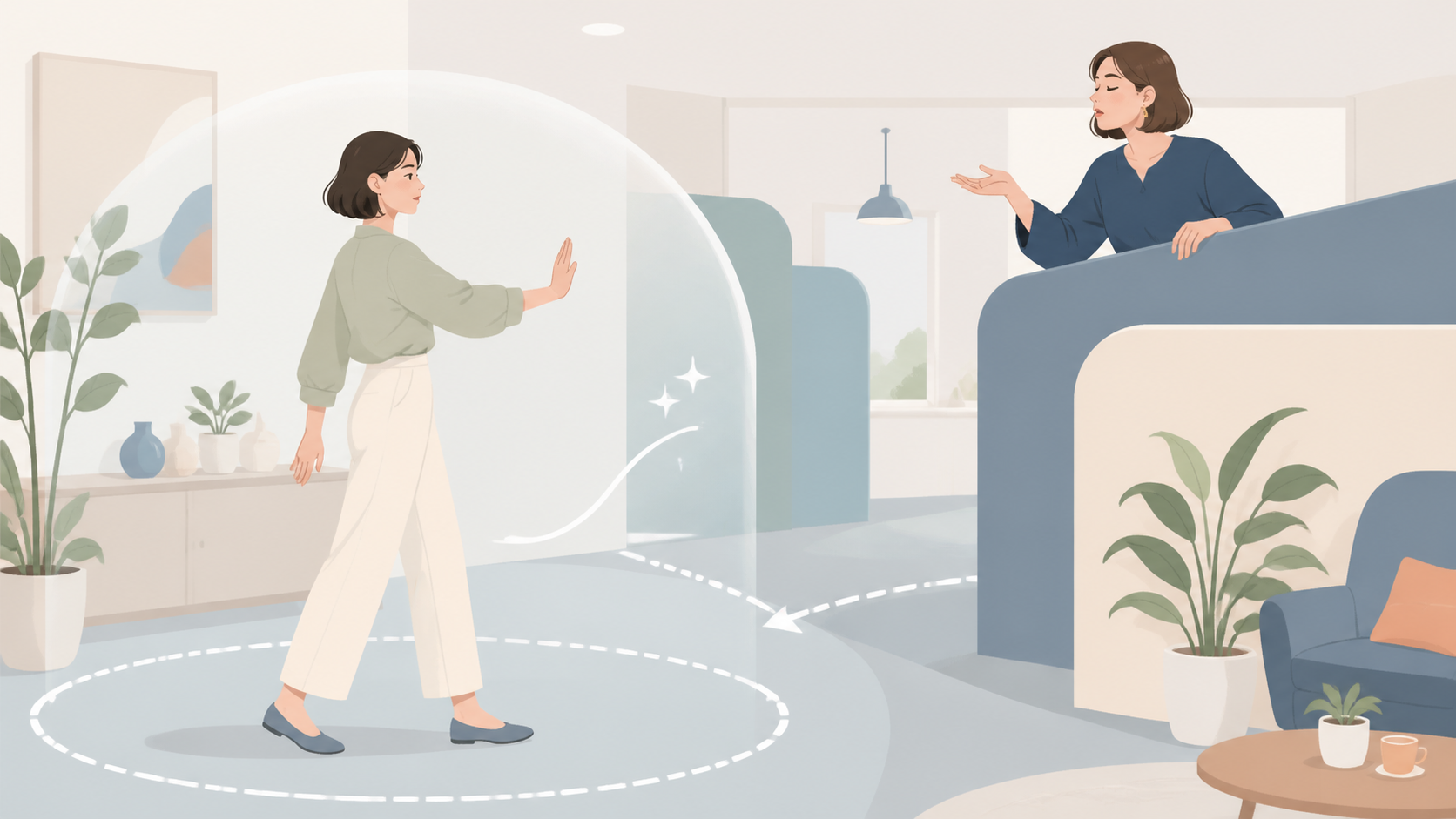 人を見下す人に巻き込まれない距離の取り方の図解