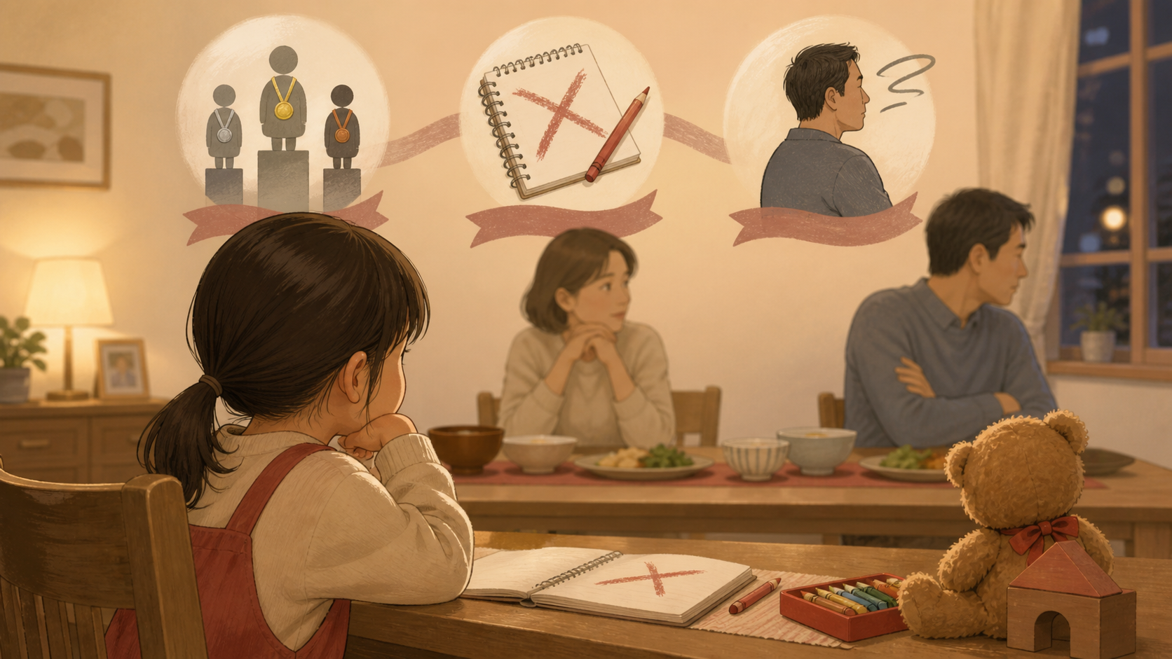 謝らない人がこう育ちやすい背景3つの図解