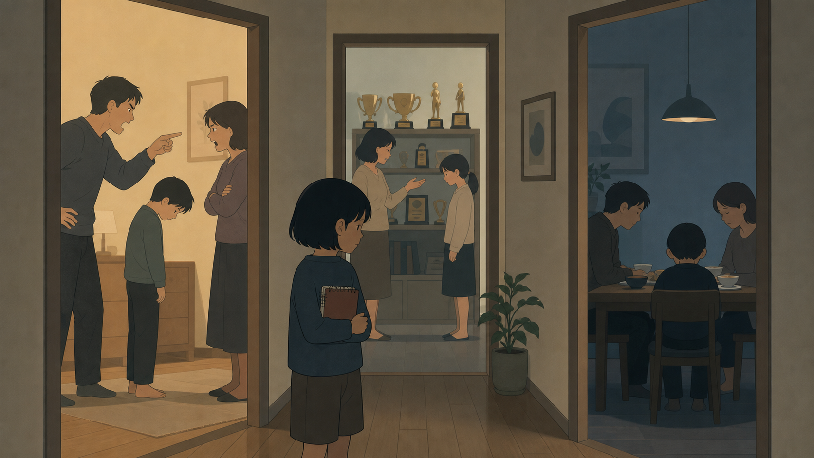 嘘をつく人がそう育ちやすい背景3つの図解