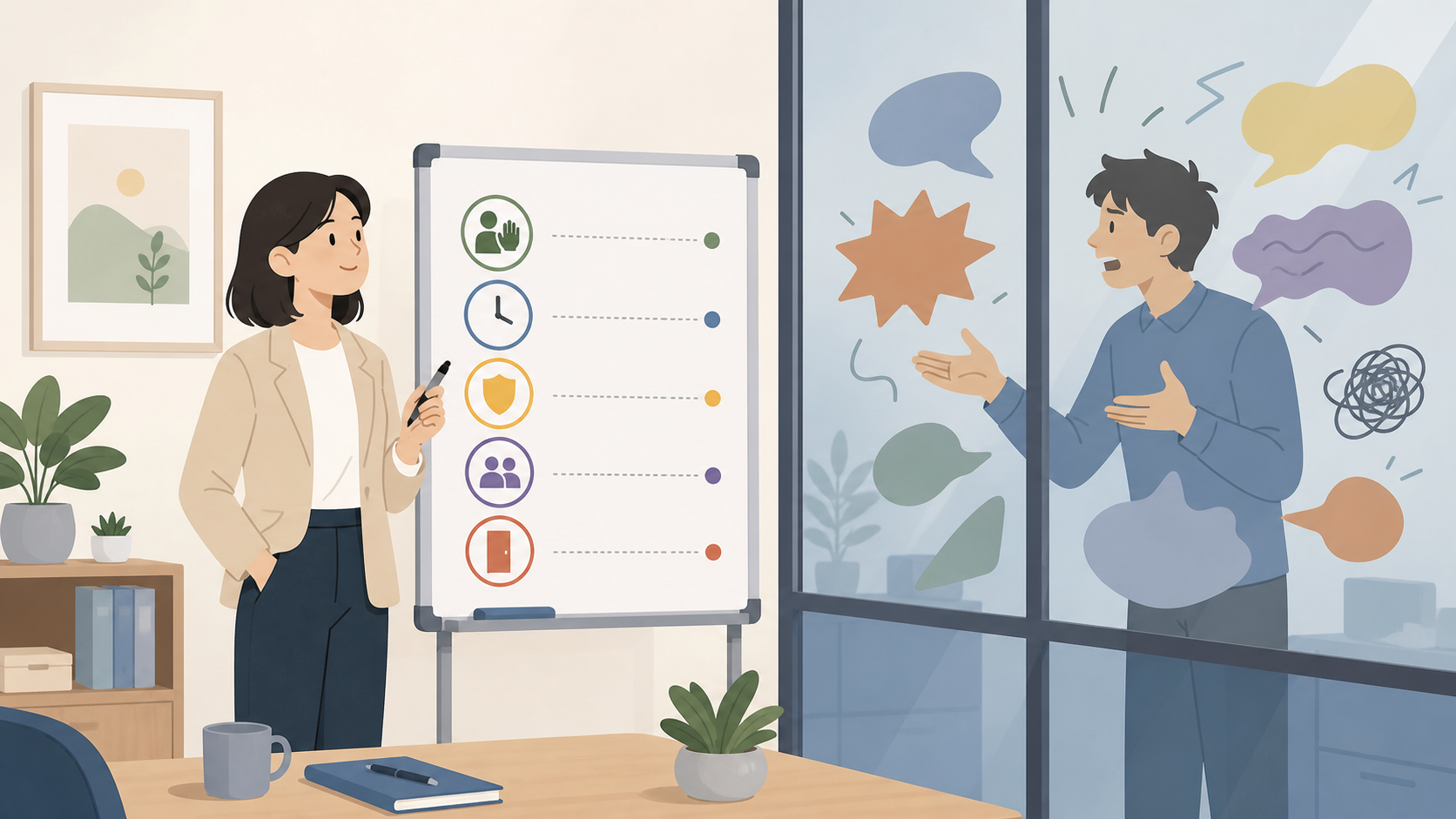 言い訳ばかりする人に振り回されない対処法5つの図解