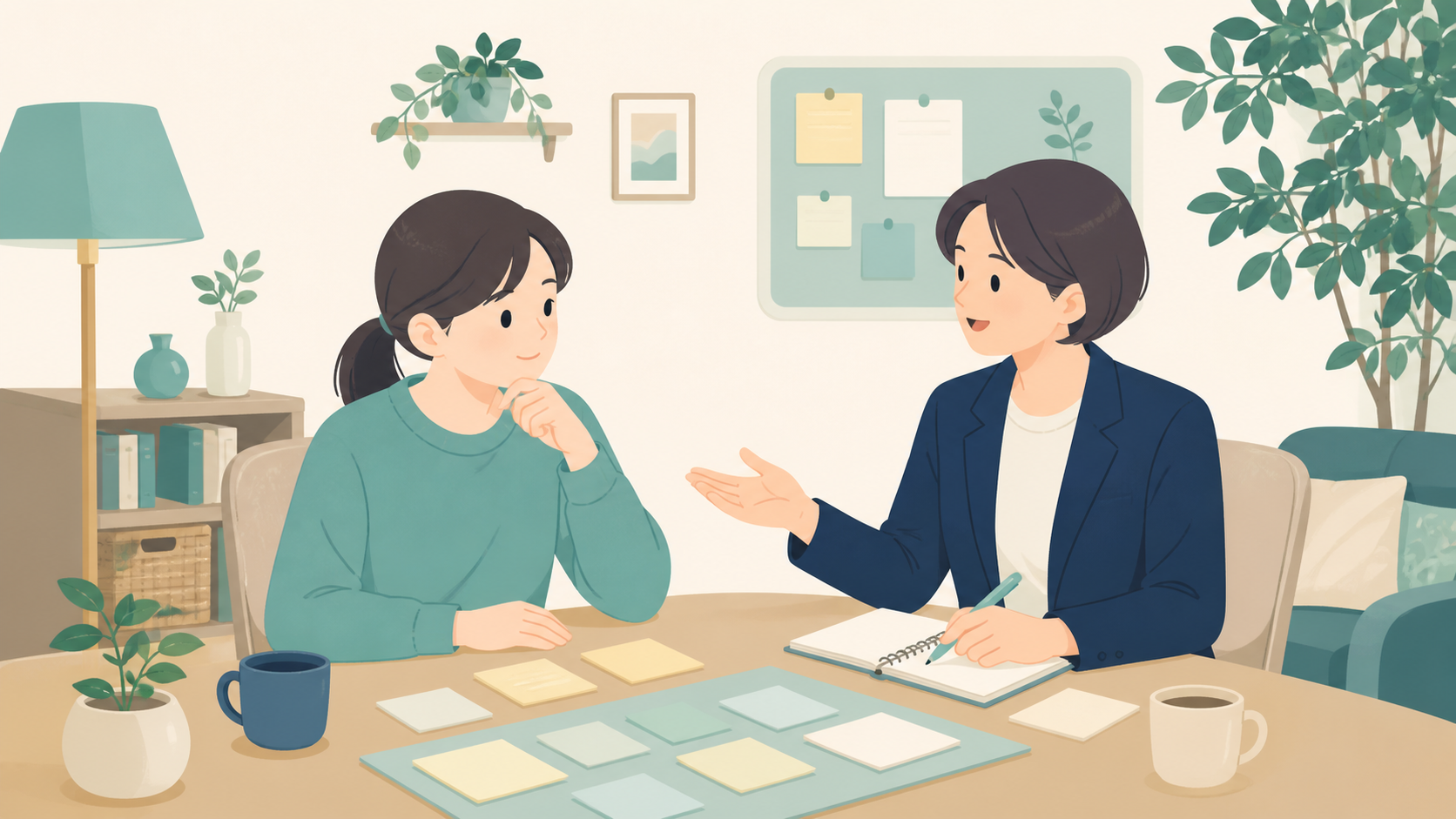 HSPの仕事継続に関する疑問を落ち着いて整理する図解