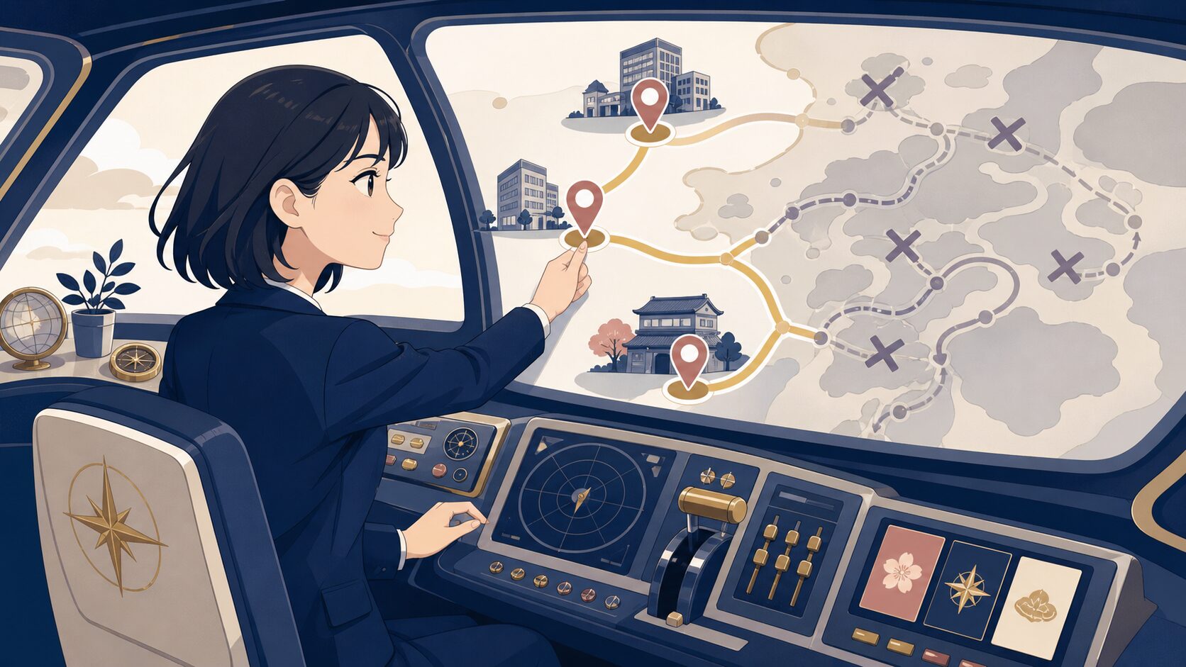 自分主導に戻す応募設計の図解