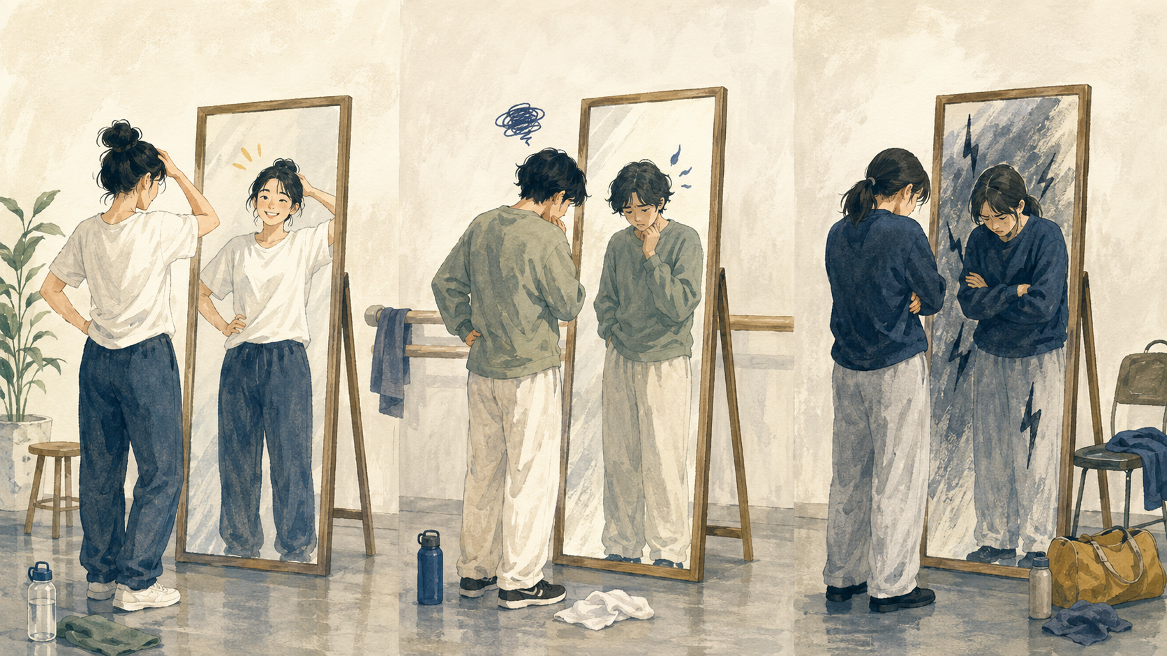 自嘲と自虐と自己否定の違い