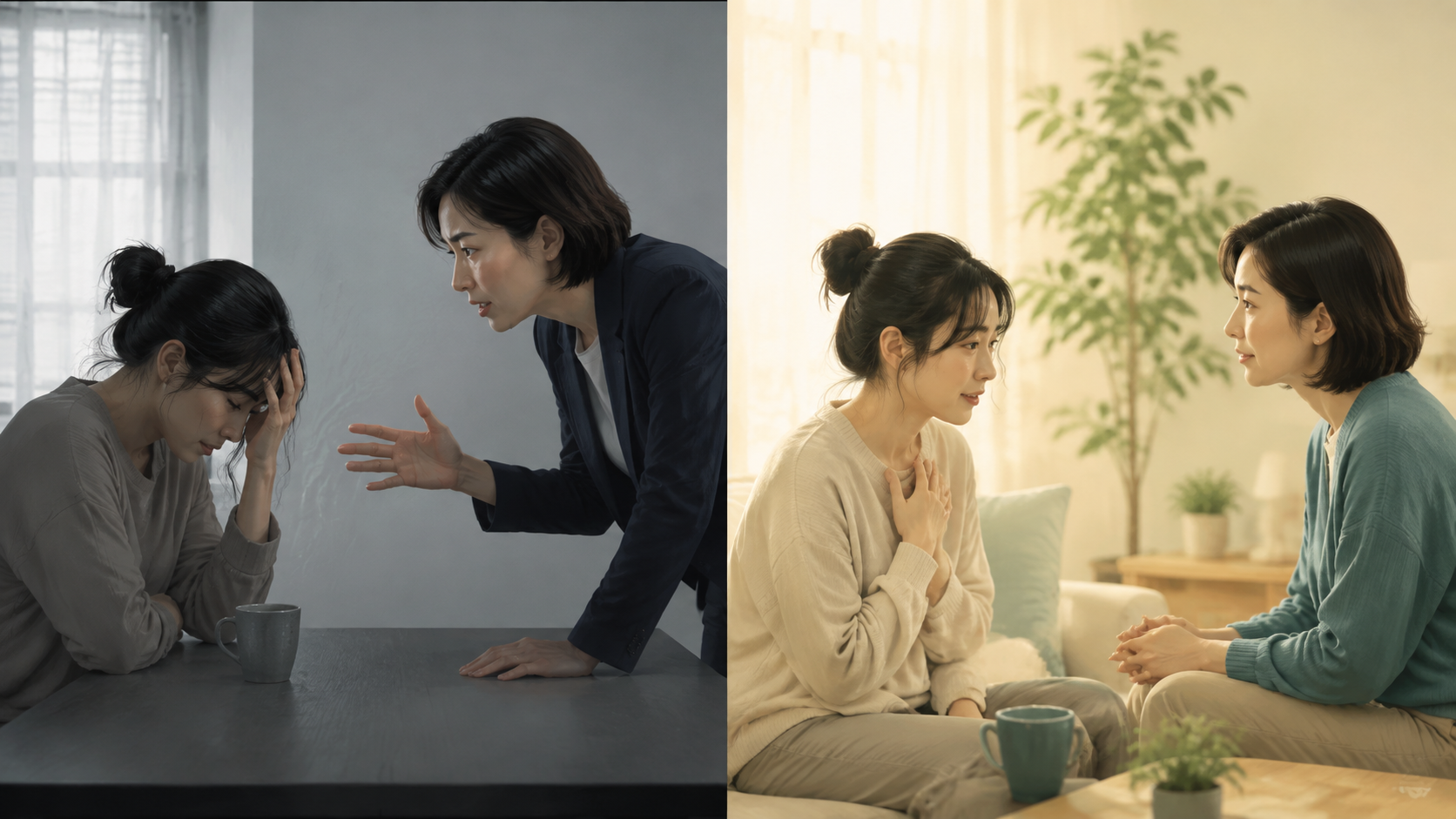 慰める時のNG対応と聞く対応の違い