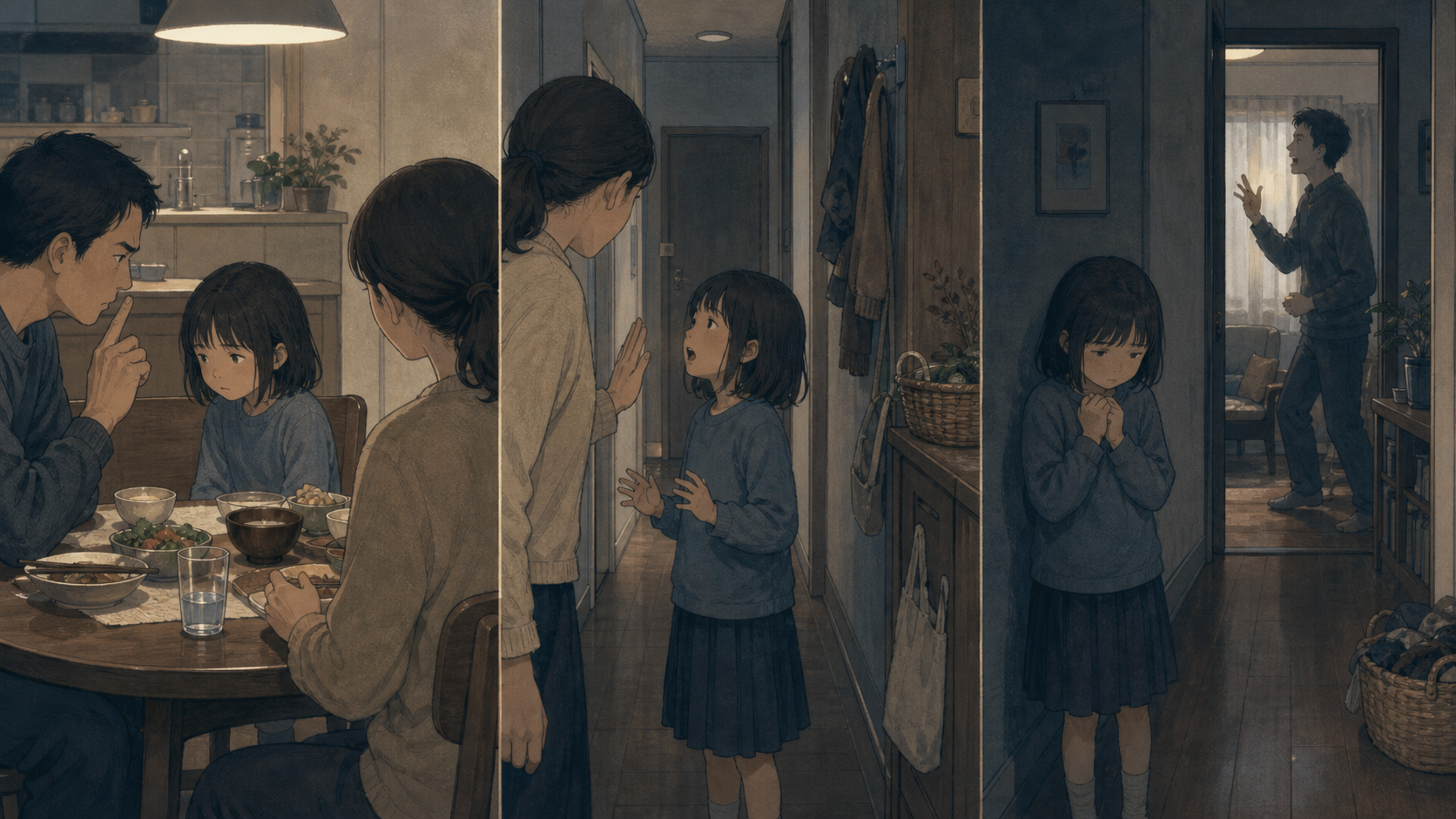 声が小さい人がそう育ちやすい背景3つの図解